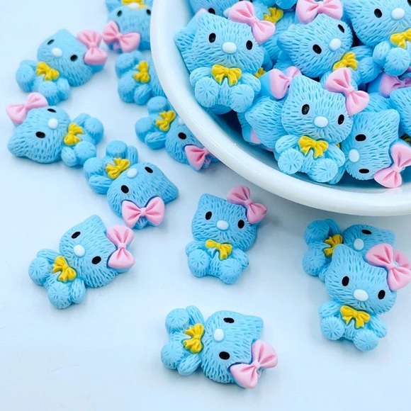 Cotton candy beary kitty 💗💙 - Picture 3 of 6